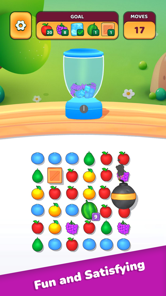 #2. Fruit Connect! (iOS) 由: Playnoob