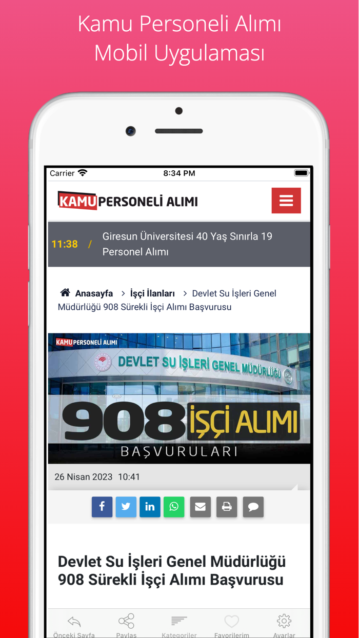 Kamu Personeli Alımı