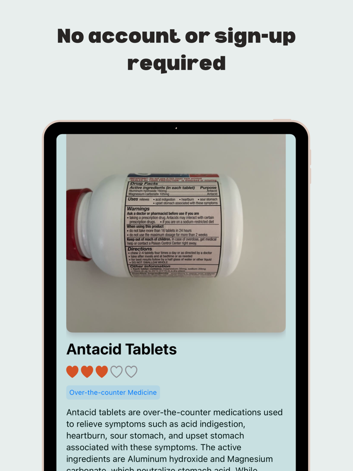 Medicine  Supplement Scanner