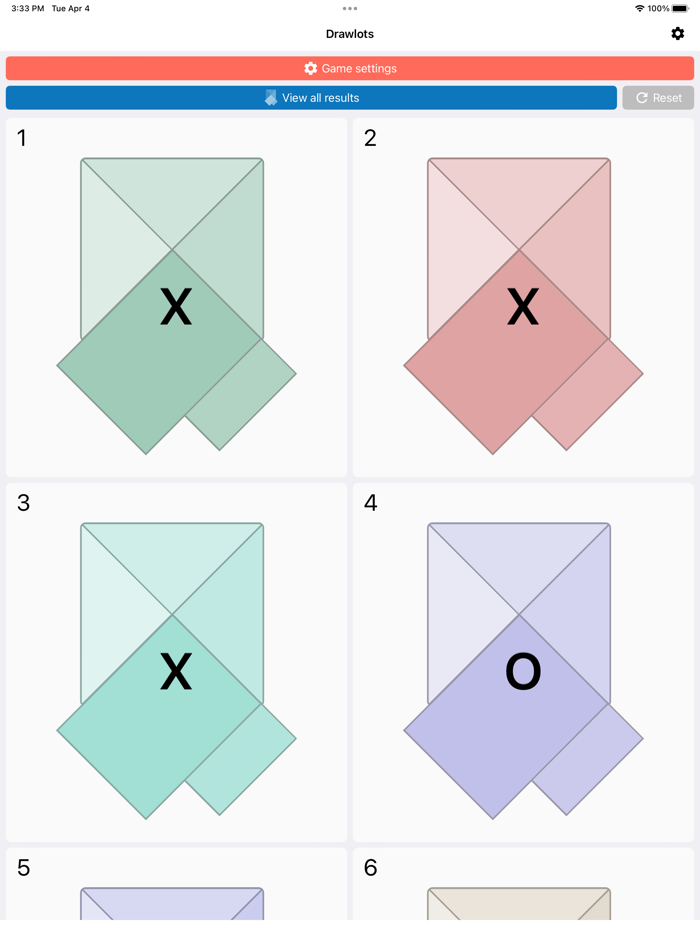 Draw lots - Random Penalty