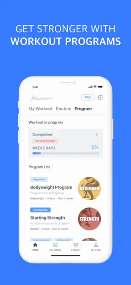 Game screenshot Burn.Fit - Workout Plan & Log hack