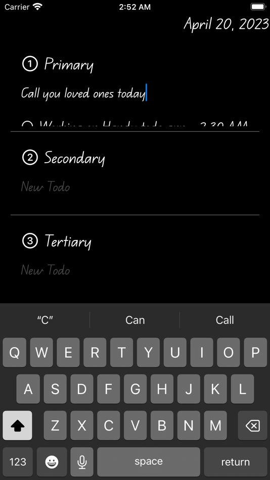 #2. Handy Todo (iOS) 由: Muhammed Saeed