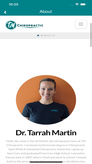 TM Chiropractic Screenshot