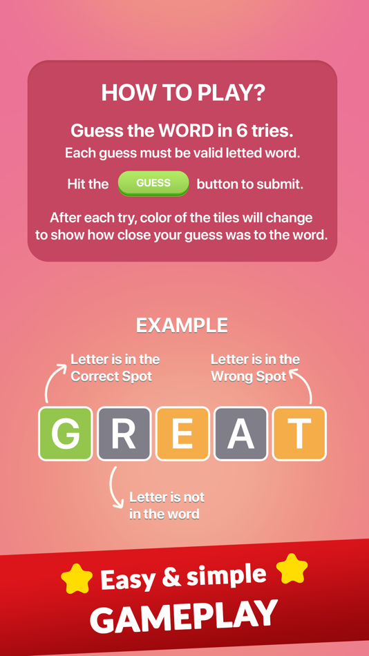 #3. Word guess: A daily word game (iOS) 由: MASTERMIND WORD GAMES