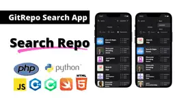 gitrepo easy search app.simple iphone screenshot 1