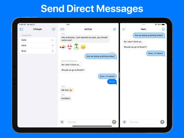 AirChat Peer-to-Peer Chat