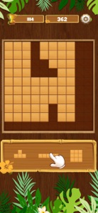 Wood Block Hot Puzzle Game screenshot #1 for iPhone