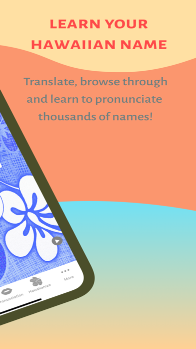 Hawaiian Names Screenshot