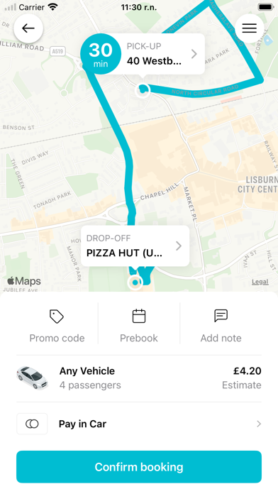 Call A Cab NI Screenshot