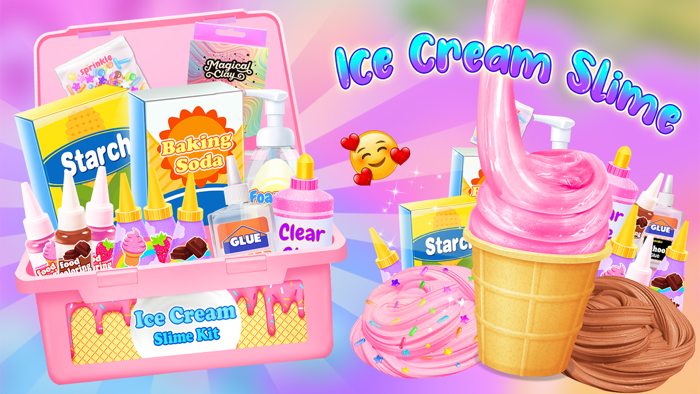 Ice Cream Slime Kit
