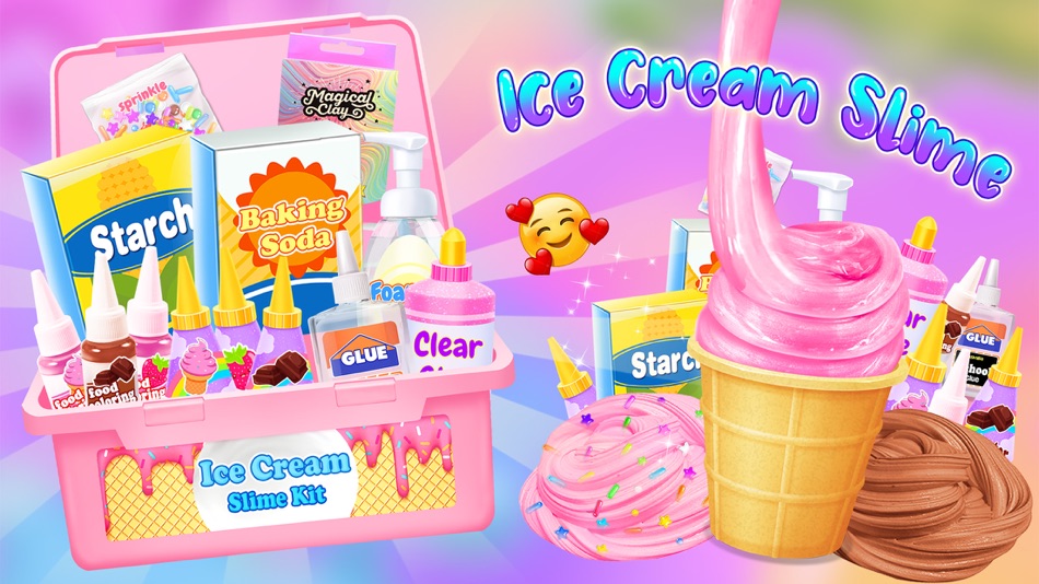 #1. Ice Cream Slime Kit (iOS) By: 昆 毛