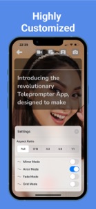 Video teleprompter App Lite Z screenshot #5 for iPhone