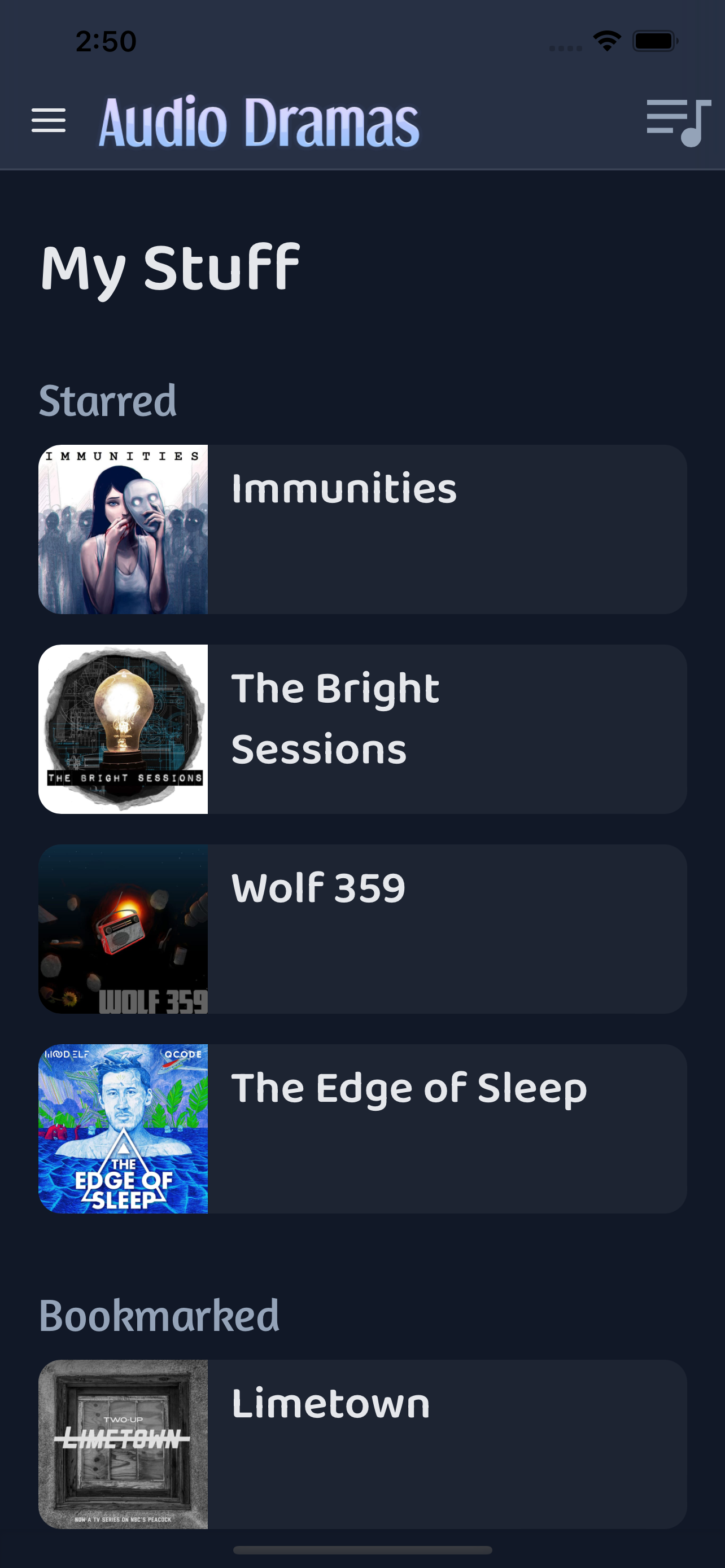 Audio Dramas