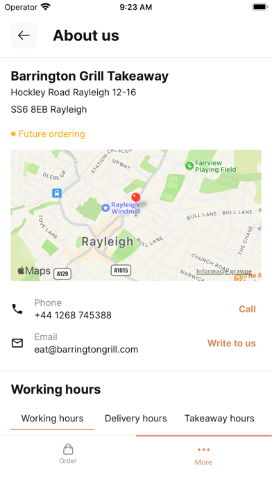Barrington Grill Screenshot