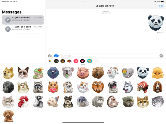 Screenshot #4 pour Animal-Stickers