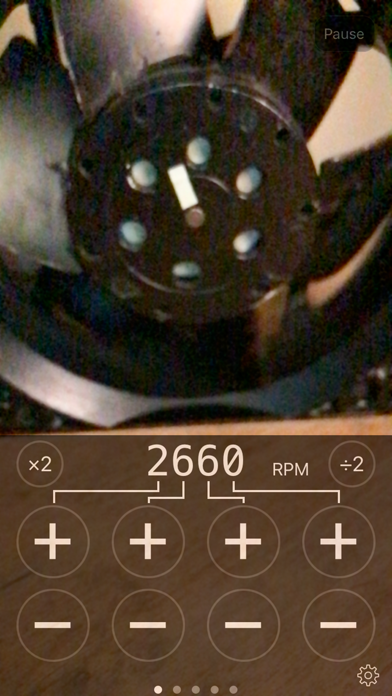 Video tachometer Screenshot