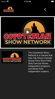 the coyoteman show network iphone screenshot 3