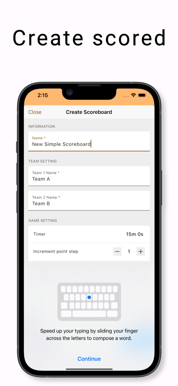 Scoreboard Score Keeper