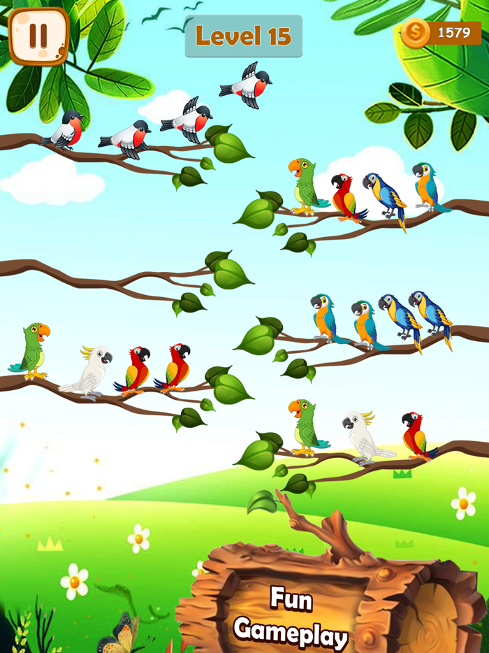 Bird Color Sort  Puzzle Games