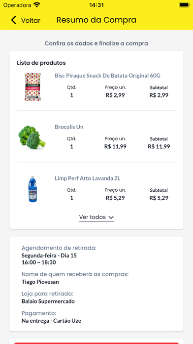 Balaio Supermercados Screenshot