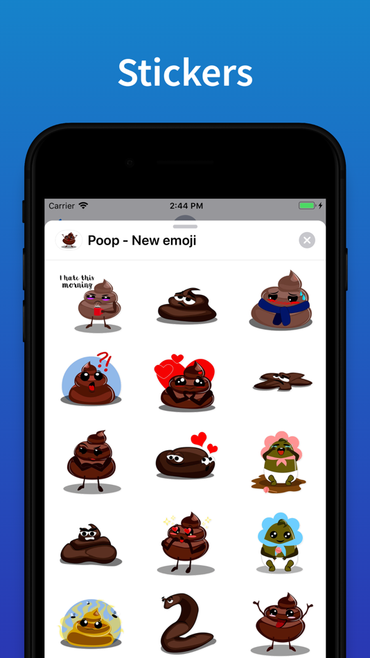 Poop emoji & Stickers for text - 1.1 - (iOS)