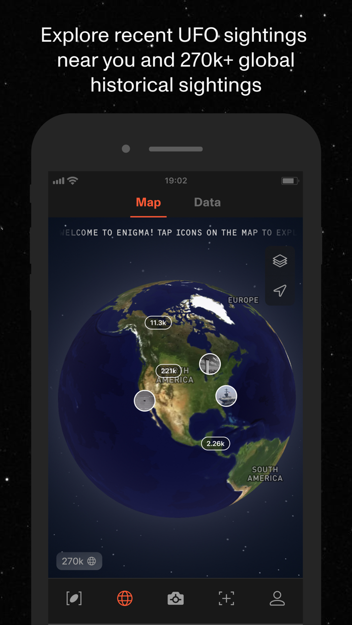 UFO and UAP Sightings — Enigma