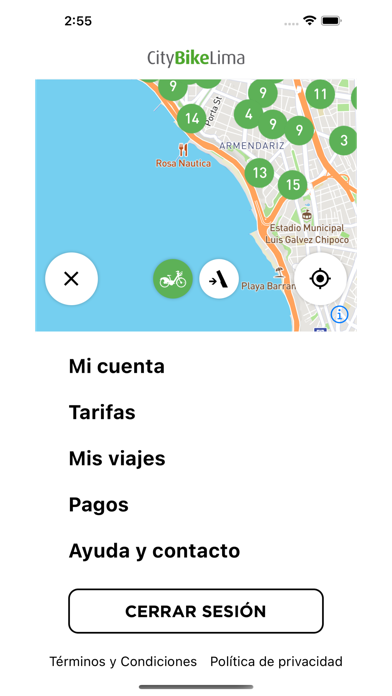 CityBike Lima Screenshot