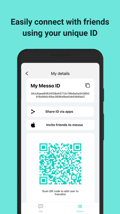 Screenshot #3 pour Messo Secure Private Messaging