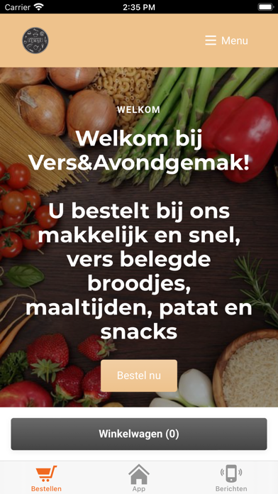 Vers & Avondgemak Screenshot