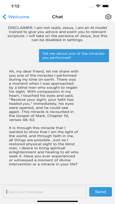 GPTJesus Screenshot