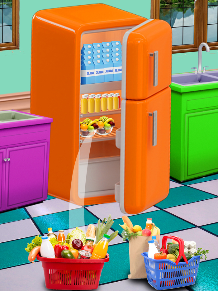 Fill The Fridge 3D Organiser