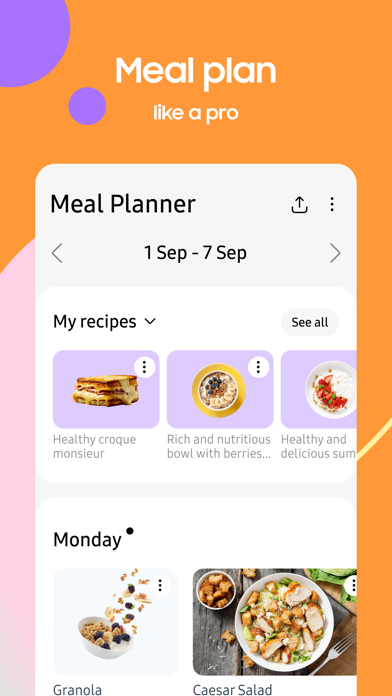 Samsung Food: Meal Planning Screenshot