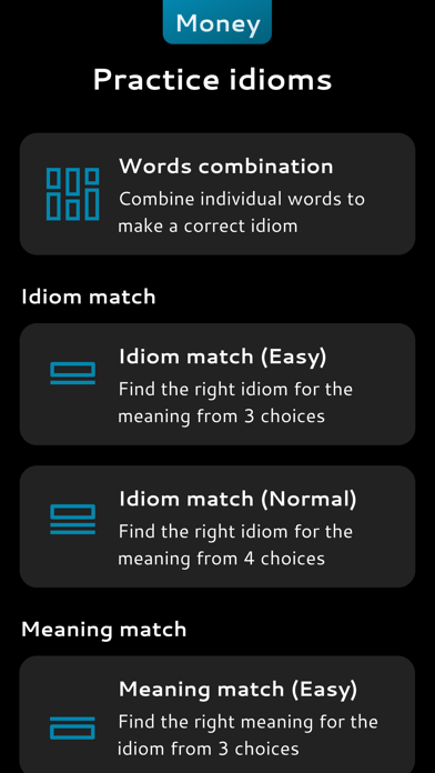 English Money Idioms Screenshot