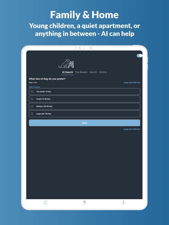 Dog AI - Breed Guide iPad screenshot 2 - Education app