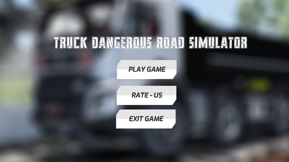 #4. Truck Dangerous Road Simulator (iOS) Podle: Ahmet Arsoy