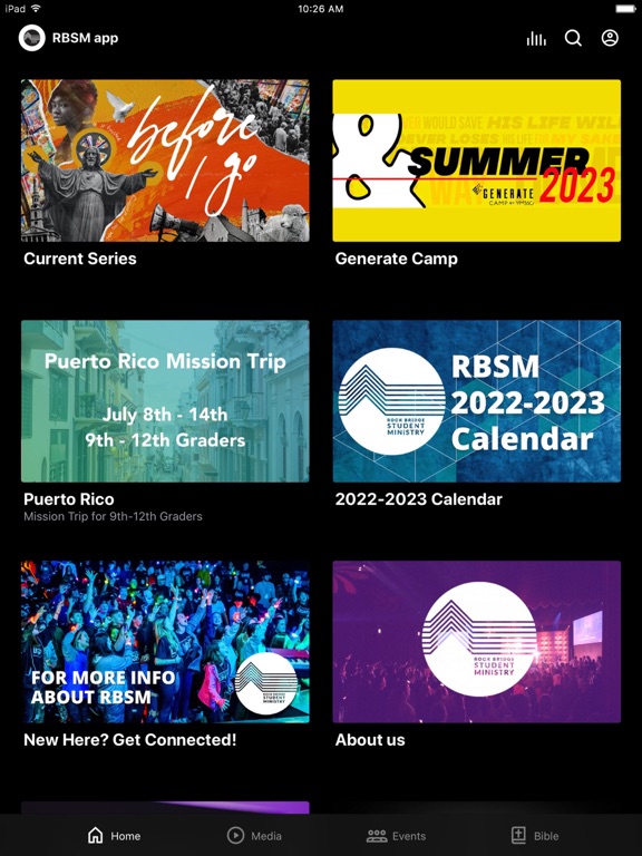 Screenshot #4 pour Rock Bridge Student Ministry