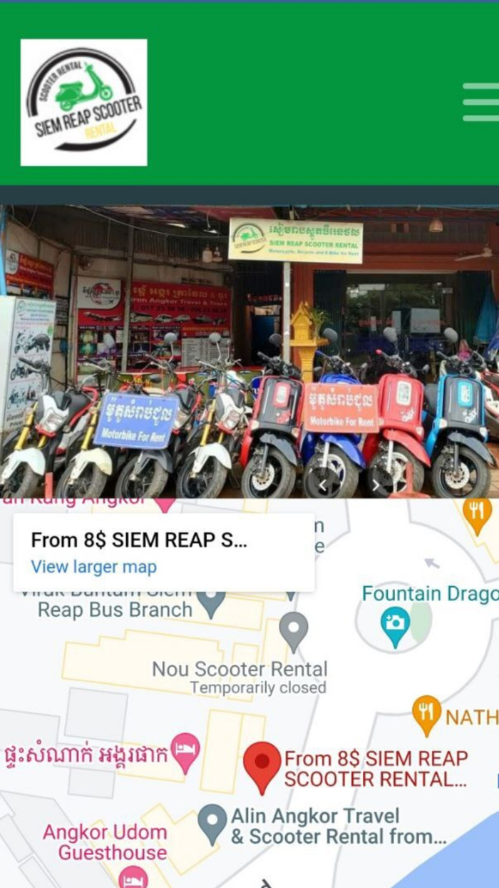 Siem Reap Scooter Rental