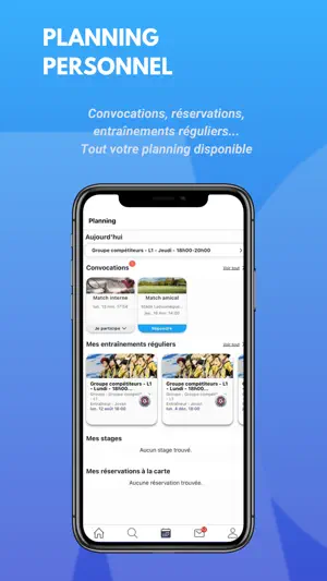 MonClub App screenshot 2