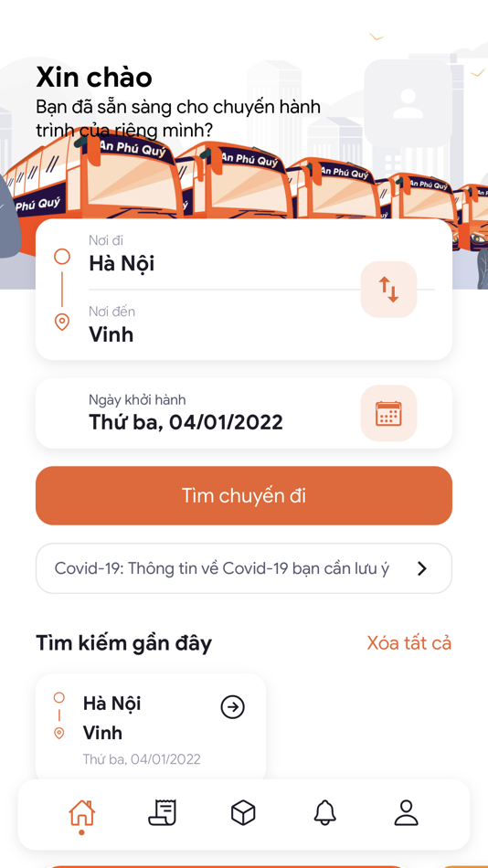#1. AN PHÚ QUÝ: Đặt vé xe (iOS) 来自: VEXERE JOINT STOCK COMPANY