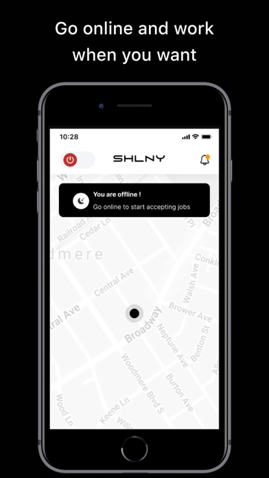 SHLNY - Driver App Screenshot