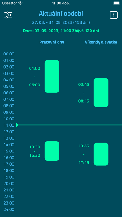Nízký tarif HDO Screenshot