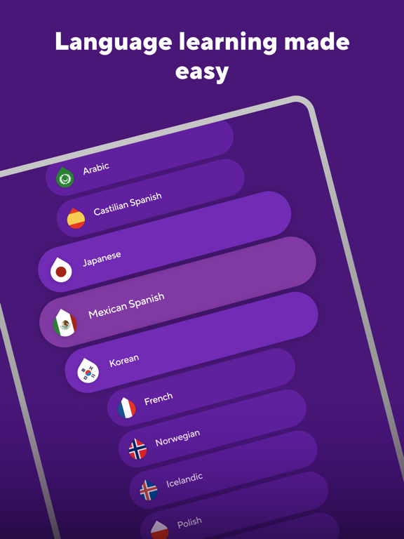 Screenshot #1 for Drops: Language Learning Games