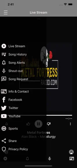Game screenshot WMFR Metal Fortress Radio apk