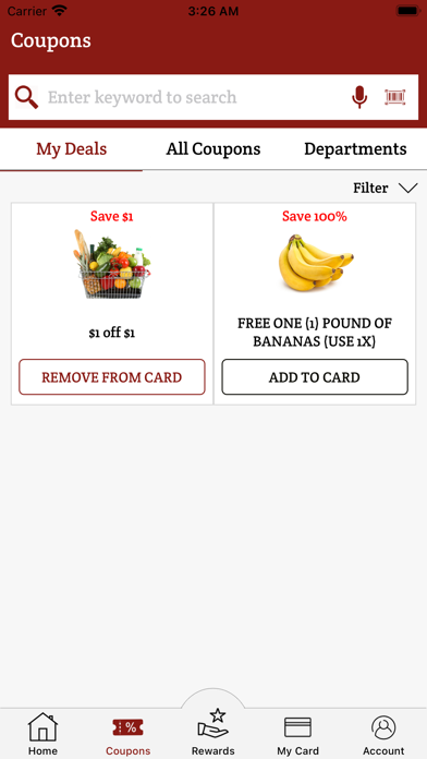 Parkston Food Center Screenshot