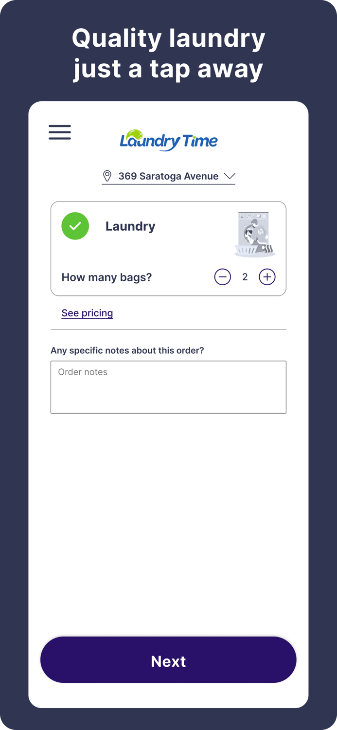 Laundry Time Delivery