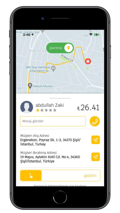 Taksi 54 - Sürücüler için Screenshot