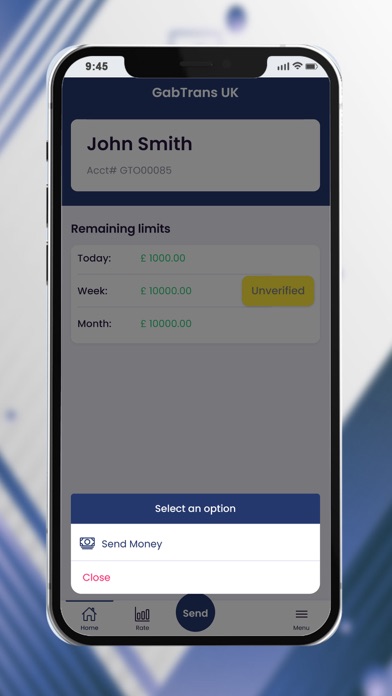 GabTrans UK Limited Screenshot