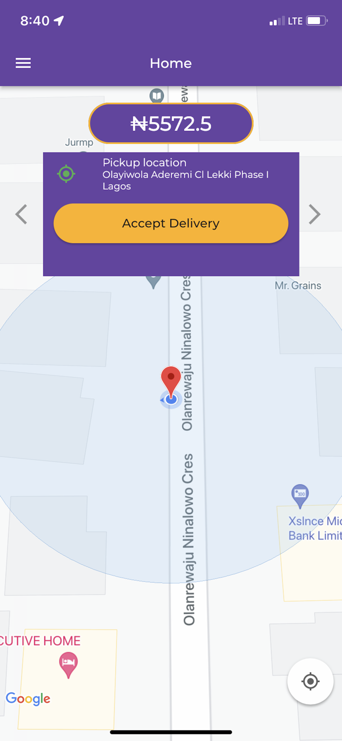 Velocity Dispatch Rider App
