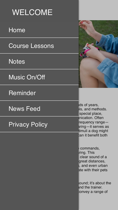 Dog whistle & Training Course Screenshot