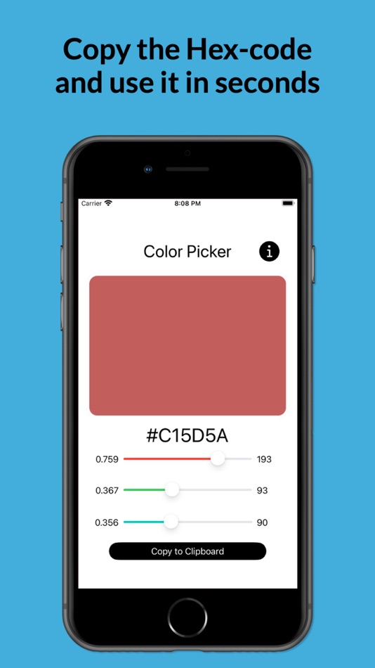#3. Color Picker Ultimate (iOS) Bởi: Burhan Shahid